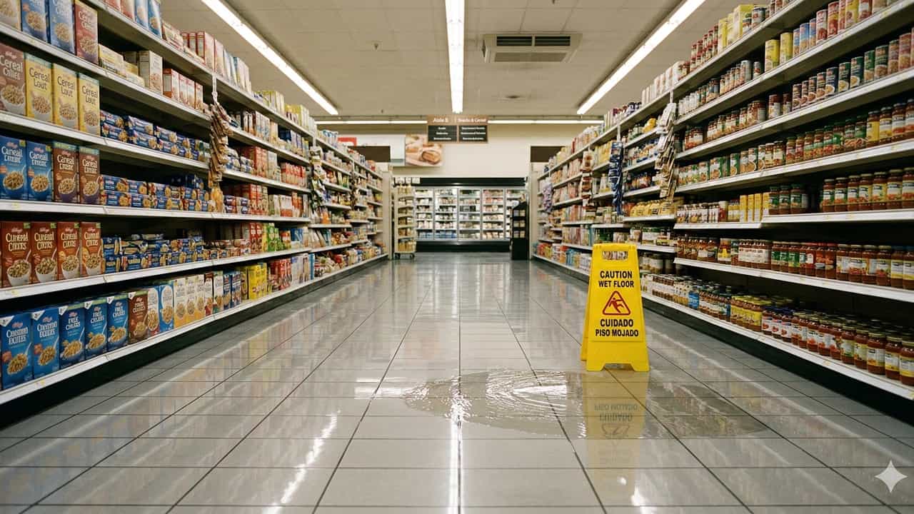 Minor's Slip-and-Fall Claim at Grocery Store Denied by Jury