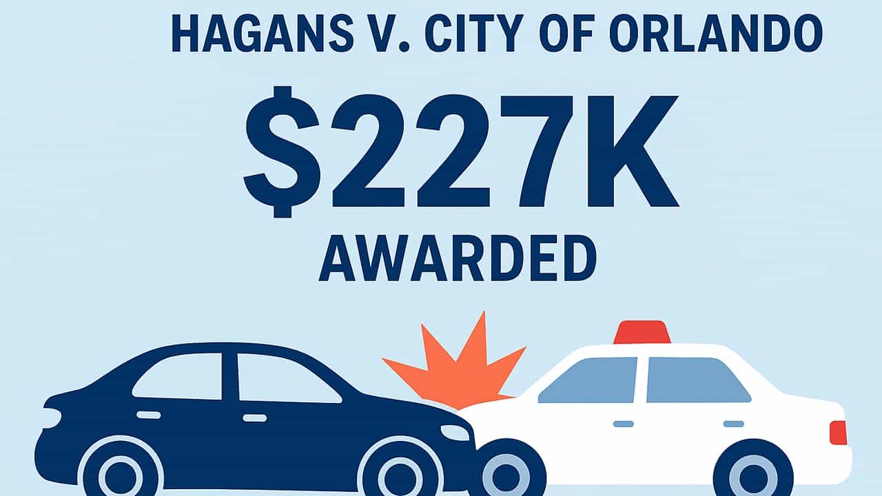 Orlando Jury Awards $227K to Man Hit by Police Vehicle