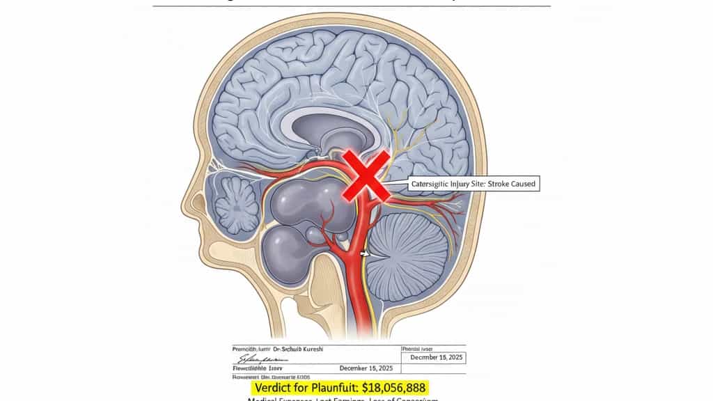 $18.1M Verdict for Surgical Negligence and Stroke