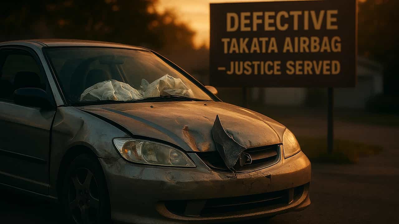 $3M Verdict in Takata Airbag Injury Case in Florida