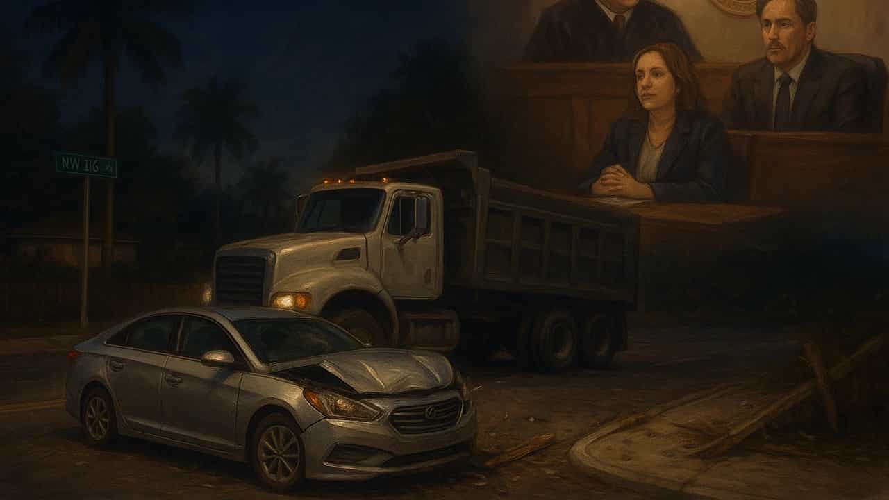 Miami Jury Awards $150K in Dump Truck Crash Injury Case