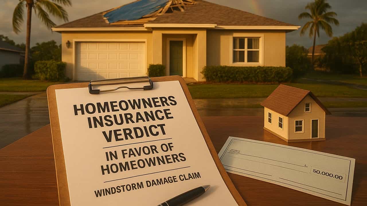 Miami Homeowners Win $50K Verdict Against Insurer