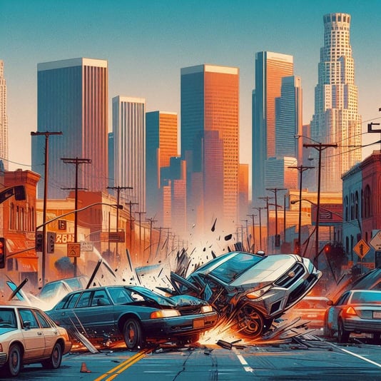 LA Auto Negligence Lawsuit: Jury Awards $75,096.27 in Damages Caused by Reckless Collision