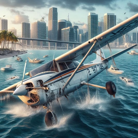Aircraft Negligence: $2.9M Verdict After Charter Flight Crashes Into Ocean Due to Fuel Shortage