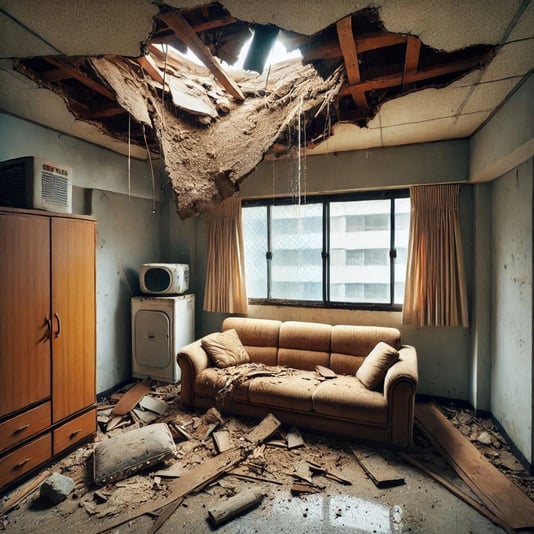 Jury Awards $18k in Premises Liability Case Involving Apartment Ceiling Collapse