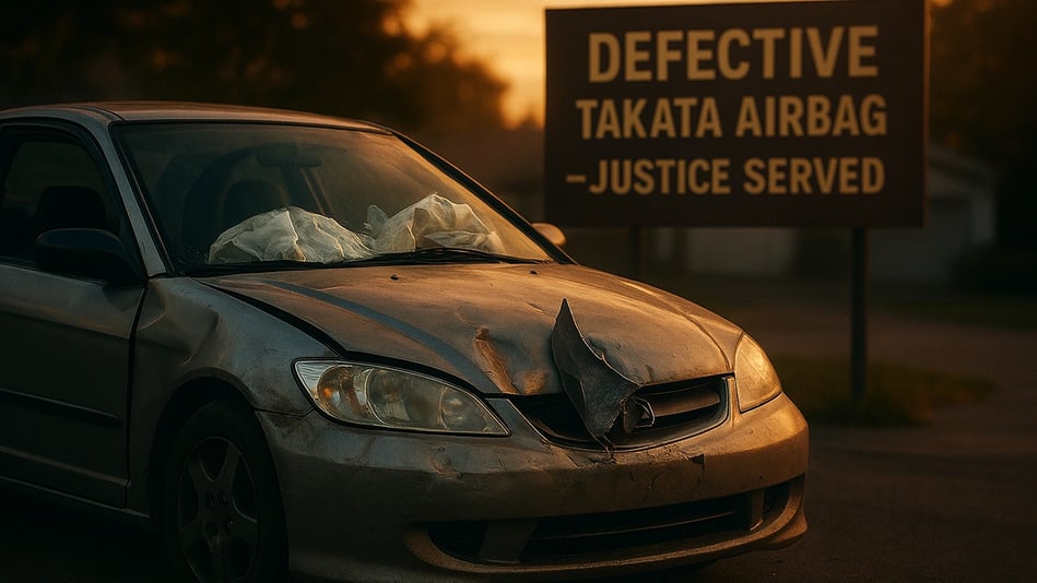 $3M Verdict in Takata Airbag Injury Case in Florida