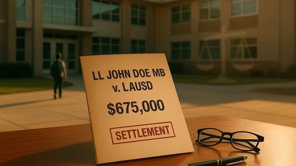 LA School District Assault Case: $675K Settlement