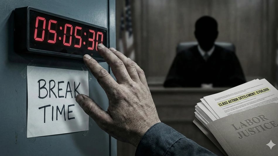 $750K Settlement in California Wage Theft Class Action