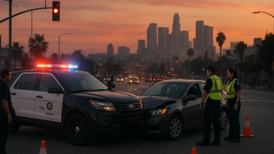 $460K Settlement in LAPD Crash Injury Case