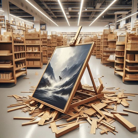 Retail Store Premises Liability Lawsuit: $50,000 Award in Connecticut Easel Accident Case