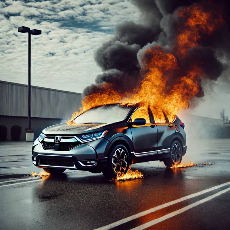 Product Liability Case: Apartment Complex Wins $525,000 After Defective Honda CR-V Catches Fire