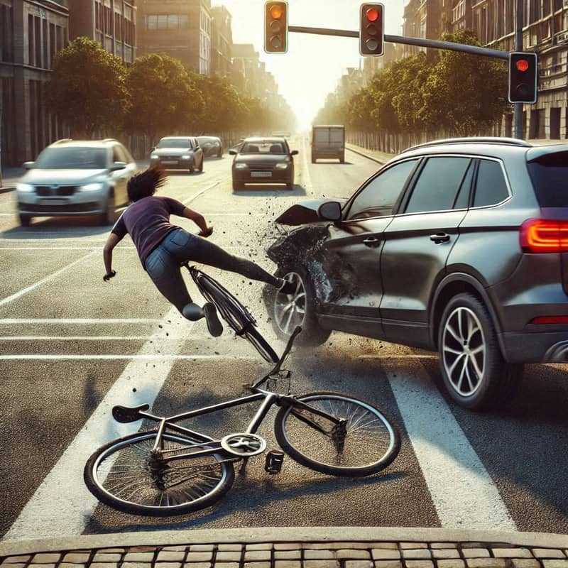 $2.6M Verdict With 25% Comparative Fault in Bicycle-Car Collision Case