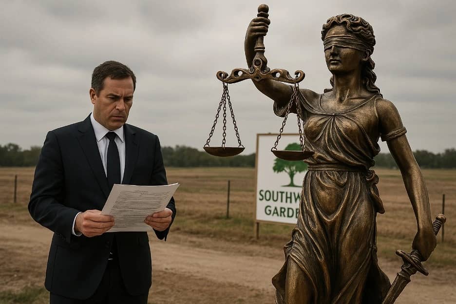 Developer Sues Southwind Gardens Over Broken Land Deal in Texas Contract Dispute