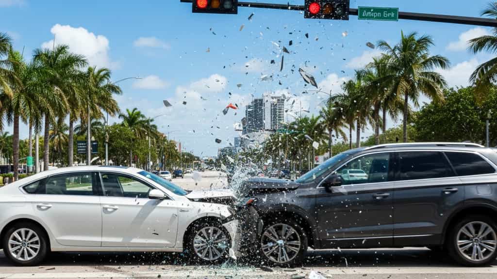 Miami-Dade Jury Awards $102k for Red Light Collision Injury