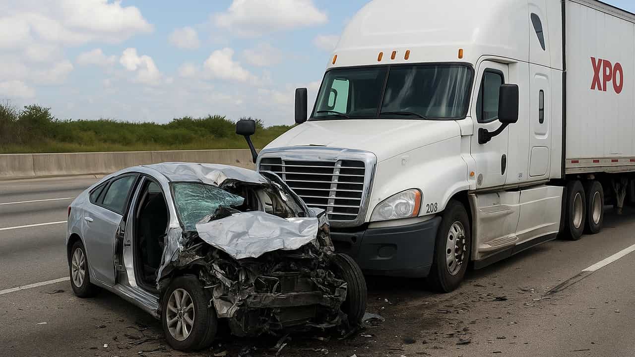 Widow Wins $31M Verdict in Fatal XPO Truck Crash