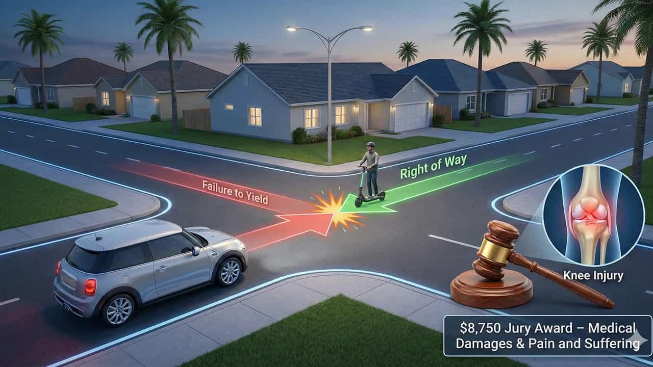 Ladao v. Fahey: $8,750 Verdict in San Jose Scooter Crash