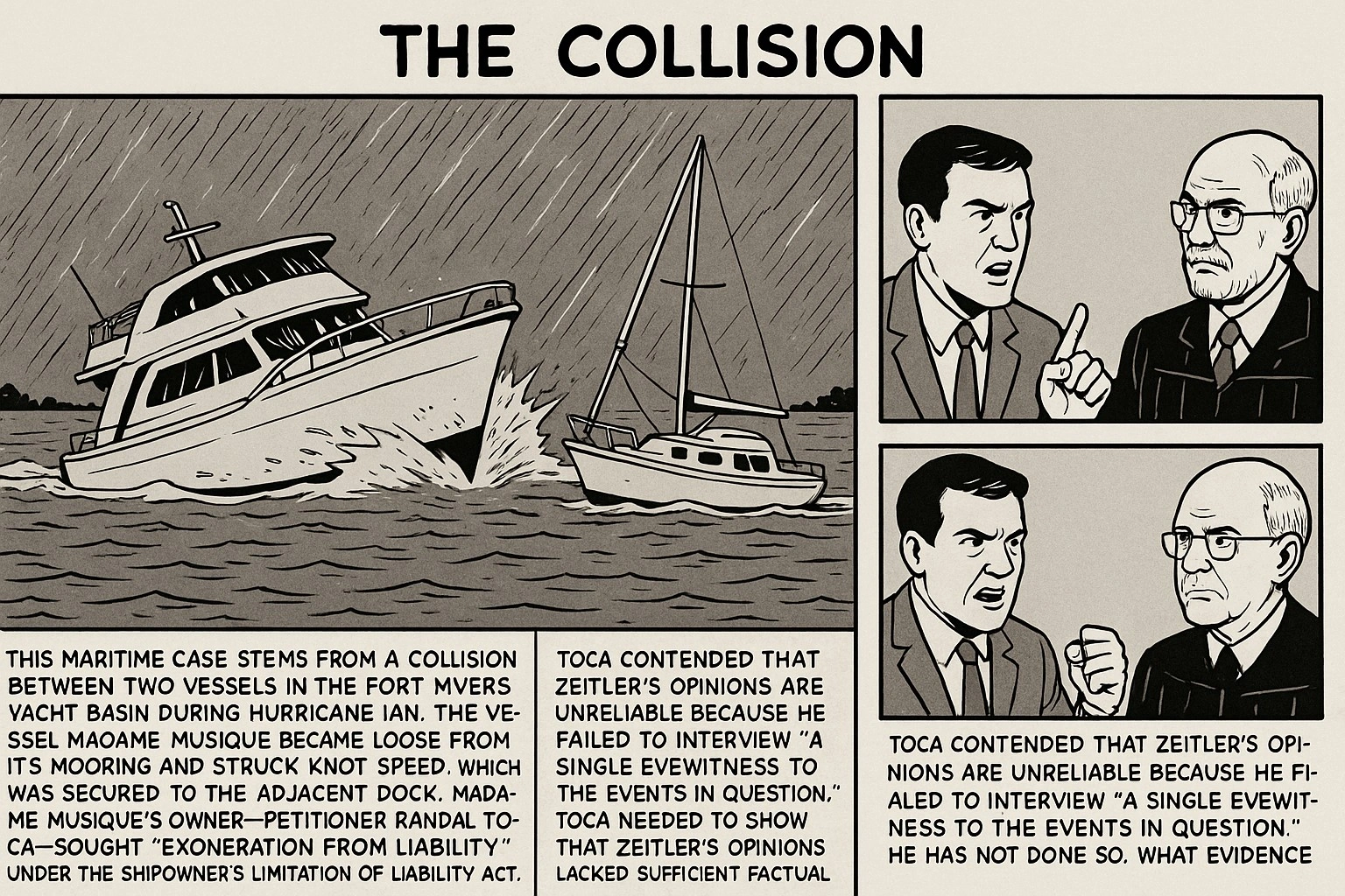 Maritime Expert's Testimony Admitted Despite the Possible Existence of an Alleged Information Gap